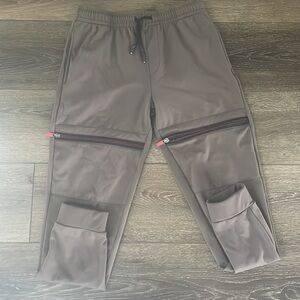Zipper Detail Joggers